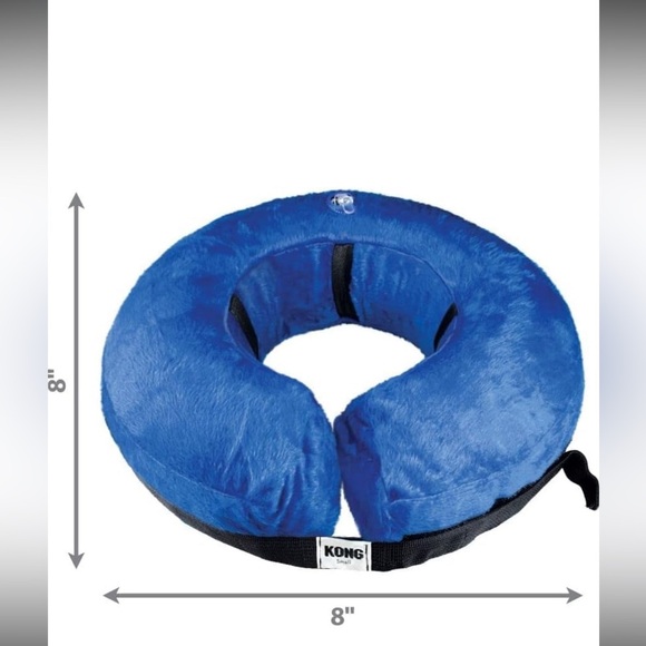 KONG Cloud Inflatable Protective Collar in Blue - Picture 7 of 8